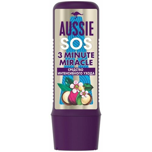 Средство для волос Aussie SOS 3 Minute Miracle Интенсивный уход Спасите мои длинные волосы 225мл 2 шт