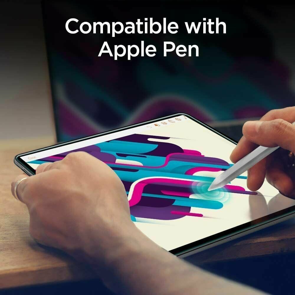 Защитное стекло Spigen Glas.tR Slim для iPad Pro 11" — фото 6