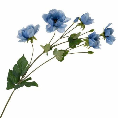 Nobilis Marco Plants Голубой искусственный анемон, 95 см