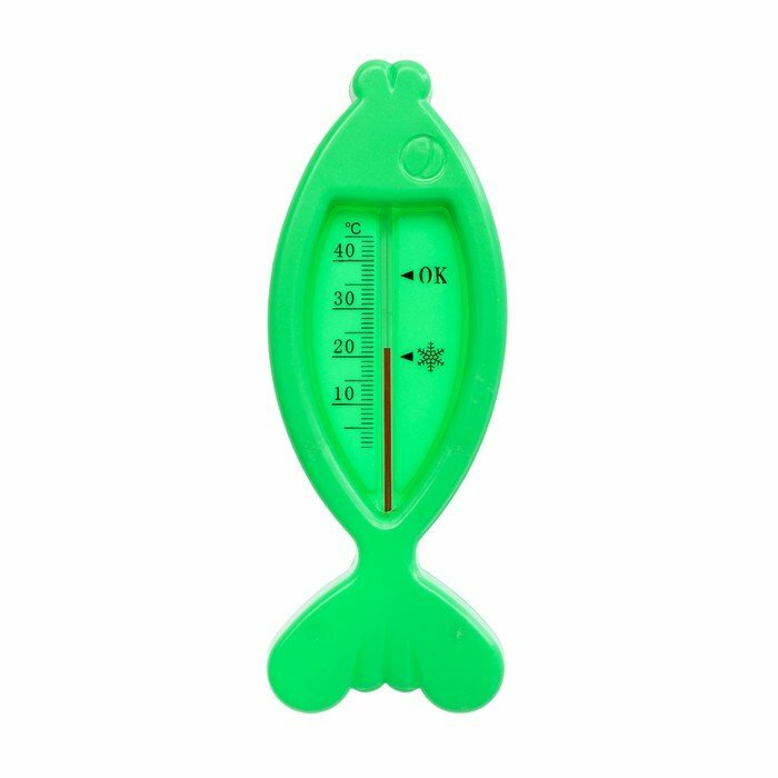 Термометр "Рыбка", Luazon, детский, для воды, пластик, 15.5 см, микс (комплект из 20 шт)