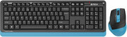 Клавиатура + мышь A4Tech FG1035 NAVY BLUE черный/синий