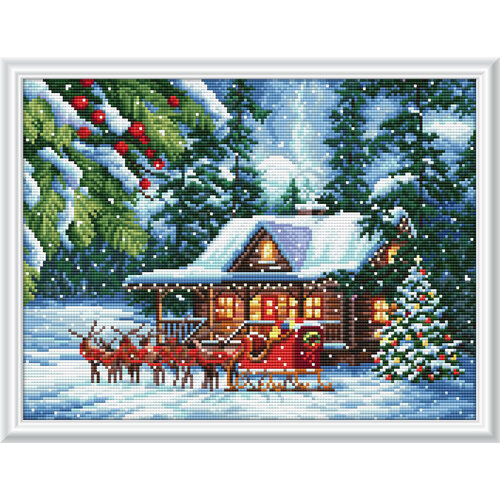 Алмазная мозаика Рождественская сказка 40х30 DE7173