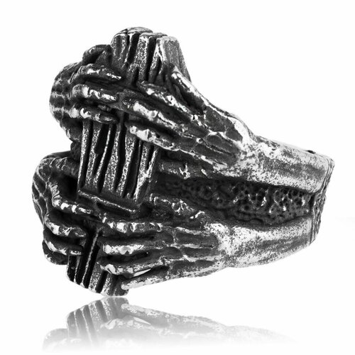 фото Кольцо, размер 21.5, серый tatic