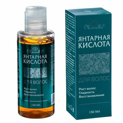 Янтарная кислота для волос Mirrolla, 150 мл (комплект из 6 шт)