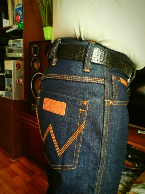 Джинсы Wrangler, размер W34 L34, синий