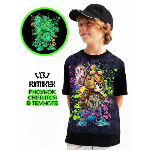 Футболка Romax Tex, размер 34, черный