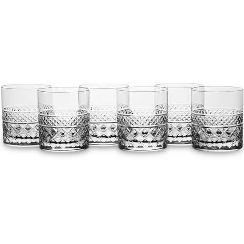 6 стаканов для виски Cristal de Paris Georges Whiskey 310 мл (арт. 14211/20)