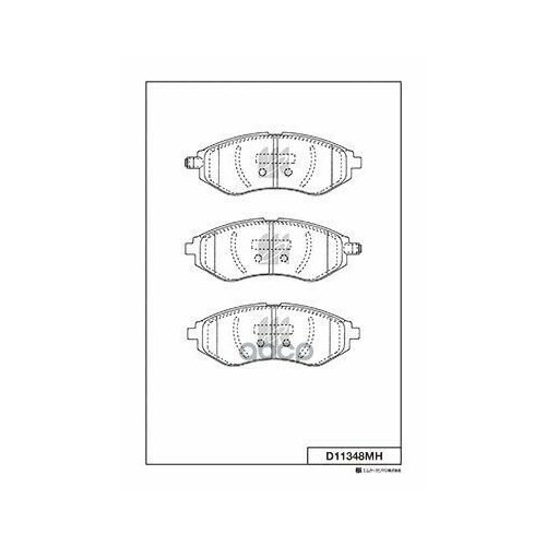 Disk Brake Pads Kashiyama арт. d11348mh