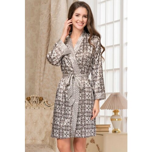 фото Халат mia-amore, размер s/m, коричневый