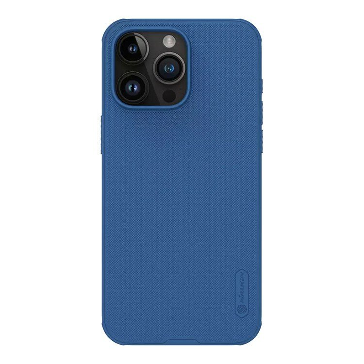 Nillkin для iPhone 15 Pro Max чехол Frosted Shield Pro Magnetic Blue