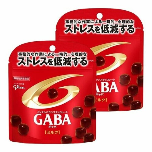 Молочный шоколад Gaba Glico, 51 г х 2 шт