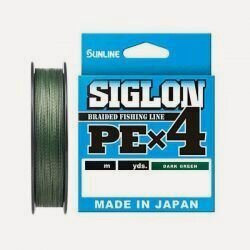 Изображение товара Шнур Sunline SIGLON PE X4 150м Dark Green # 0.3 (5Lb)