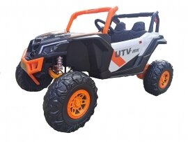 Электромобиль Toyland Багги 24V XMX 613 4WD (Белый+оранжевый / С монитором)