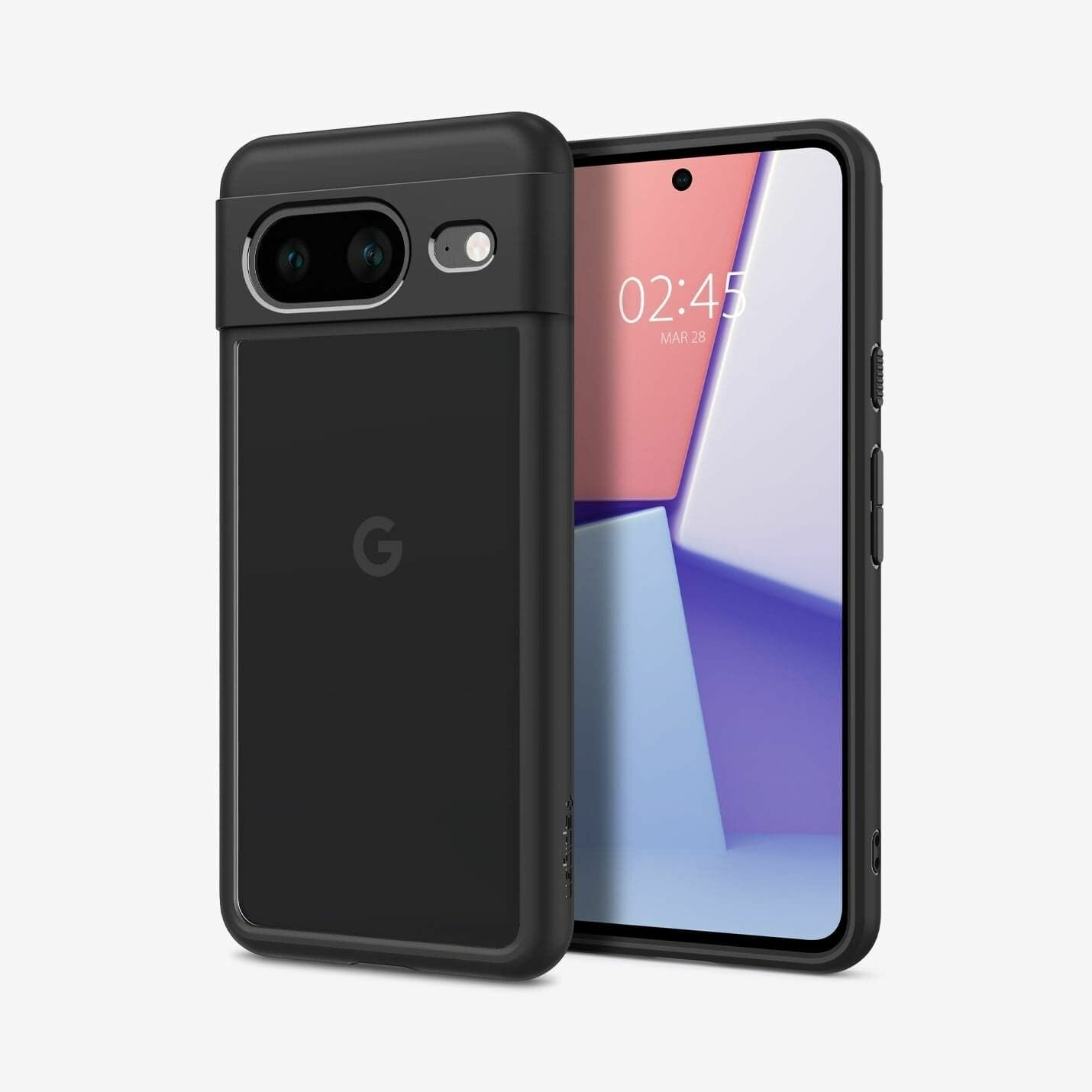 Чехол Spigen на Google Pixel 8 (ACS06280) Ultra Hybrid / Спиген чехол для Пиксель 8 накладка, противоударный, с защитой камеры, черный