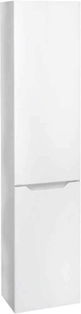 Шкаф-пенал для ванной Jorno Slide 33 см белый подвесной