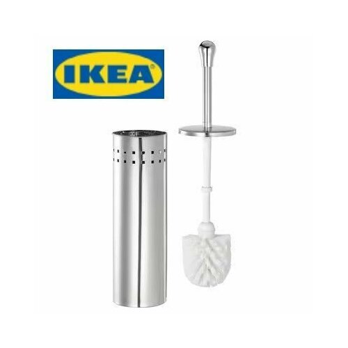 Ершик для унитаза IKEA BAREN с подставкой из нержавеющей стали (Из Финляндии)