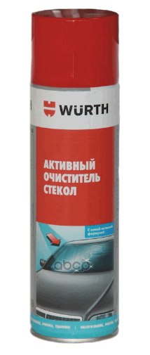 Очиститель Стекол 500Мл Аэрозоль Wurth WURTH арт. 0890251500