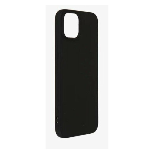 Силиконовый чехол DF для Apple iPhone 14 Plus, iCase-31, черный