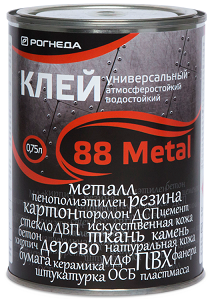 Клей Рогнеда 88 Metal 20л Универсальный, Водостойкий для Приклеивания к Металлу.