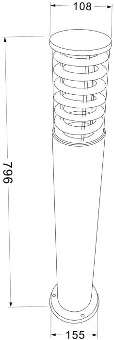 Maytoni Наземный светильник Bronx O576FL-01GR1