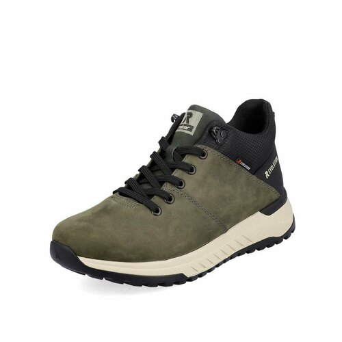 фото Ботинки rieker, размер 43, зеленый