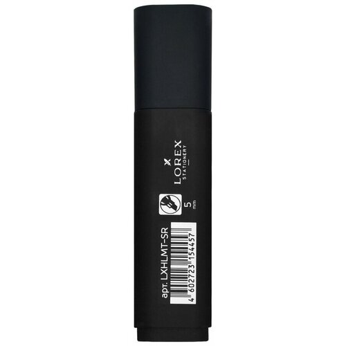 Маркер-текстовыделитель Lorex Mark it Superior (1-5мм, красный неон, скошенный, soft touch)