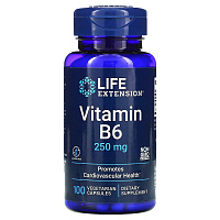Life Extension Vitamin B6 (Витамин B6) 250 мг 100 капсул (Life Extension)