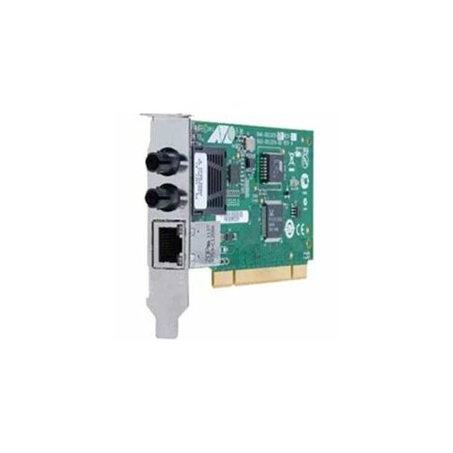 Сетевой адаптер Allied Telesis AT-2701FXA/SC 32 bit 100Mbps Fast Ethernet Fiber Adapter Card; SC connector сетевая карта wifi allied telesis at 2711fx a sc 100mbps fast ethernet pci express fiber adapter card sc плата 120 мм длинная планка