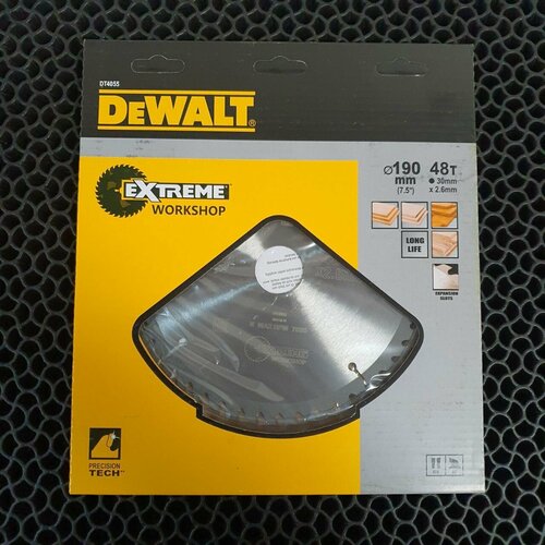 Диск пильный по дереву DeWalt 190x30mm 48T