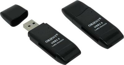 Картридер USB 30 SDHC/SDXC/microSD/T-Flash | ORIENT CR-017B