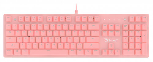 Клавиатура A4TECH Bloody B800 розовый/белый (B800 PINK)