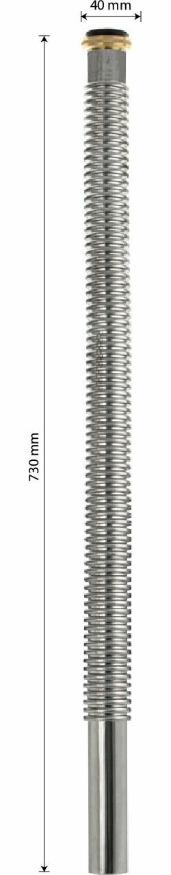 BRIMIX - Гофра для сифона, d - 32 мм, из нержавеющей стали 201, 73 см - фотография № 3