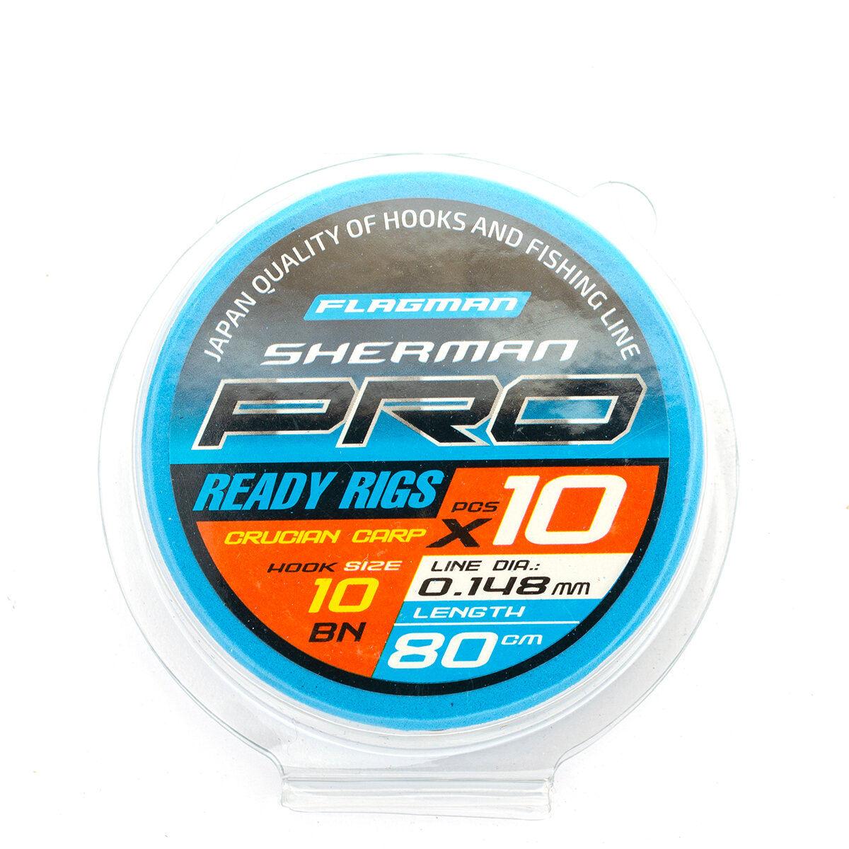 Поводок готовый Sherman Pro Crucian Carp Ready Rigs №10 d0148 80см 10