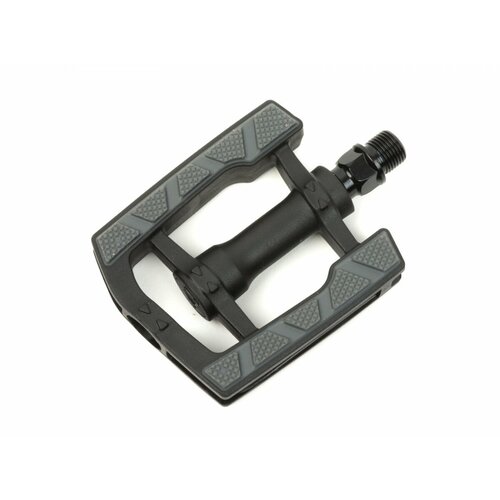 фото Педали пластик с накладками apd-758-nsl epb (engineered polymer bearing) полимер. подшипники, облегч. 95x80x22мм, 262г черные author