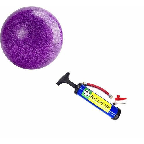 Мяч для художественной гимнастики 19 см с насосом