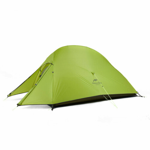 фото Палатка 2-местная naturehike сloud up 2 ultra-light с ковриком, горчично-зелёный