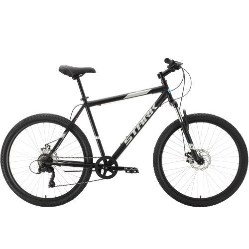 фото Велосипед stark'21 respect 26.1 d microshift steel черный/серебристый 18"