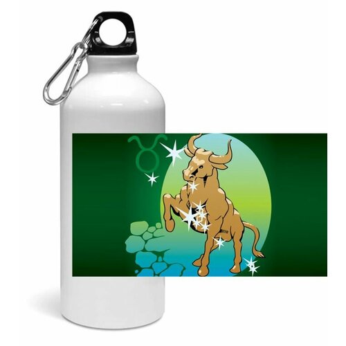 фото Спортивная бутылка со знаком зодиака телец №1 migom