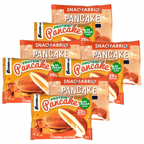 + Snaq Fabriq Pancake Mix 8шт (Карамель) snaq fabriq pancake панкейки с начинкой 20x45г мягкая карамель