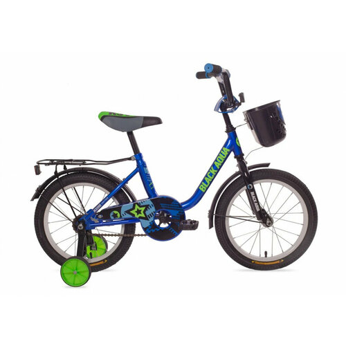 Детский велосипед Black Aqua 2004 (с корзиной, синий)