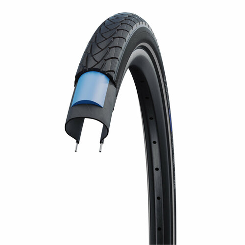 фото Schwalbe покрышка schwalbe 700x38 (40-622) marathon plus perf, smartguard, twinskin b/b+rt hs440 addix