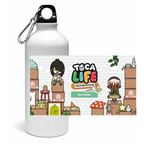 фото Спортивная бутылка toca boca , тока бока № 3 bugrikshop