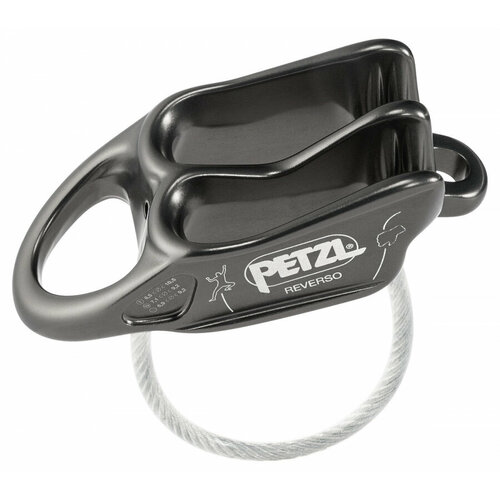 Страховочно-спусковое устройство Petzl REVERSO gray страховочно спусковое устройство grivel master pro belayer