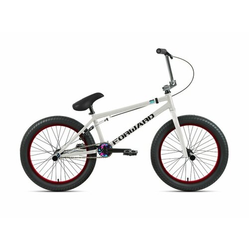 Велосипед 20 FORWARD BMX ZIGZAG (1-ск.) 2022 белый велосипед forward zigzag 20 go 2022 красный черный дюйм 20 4