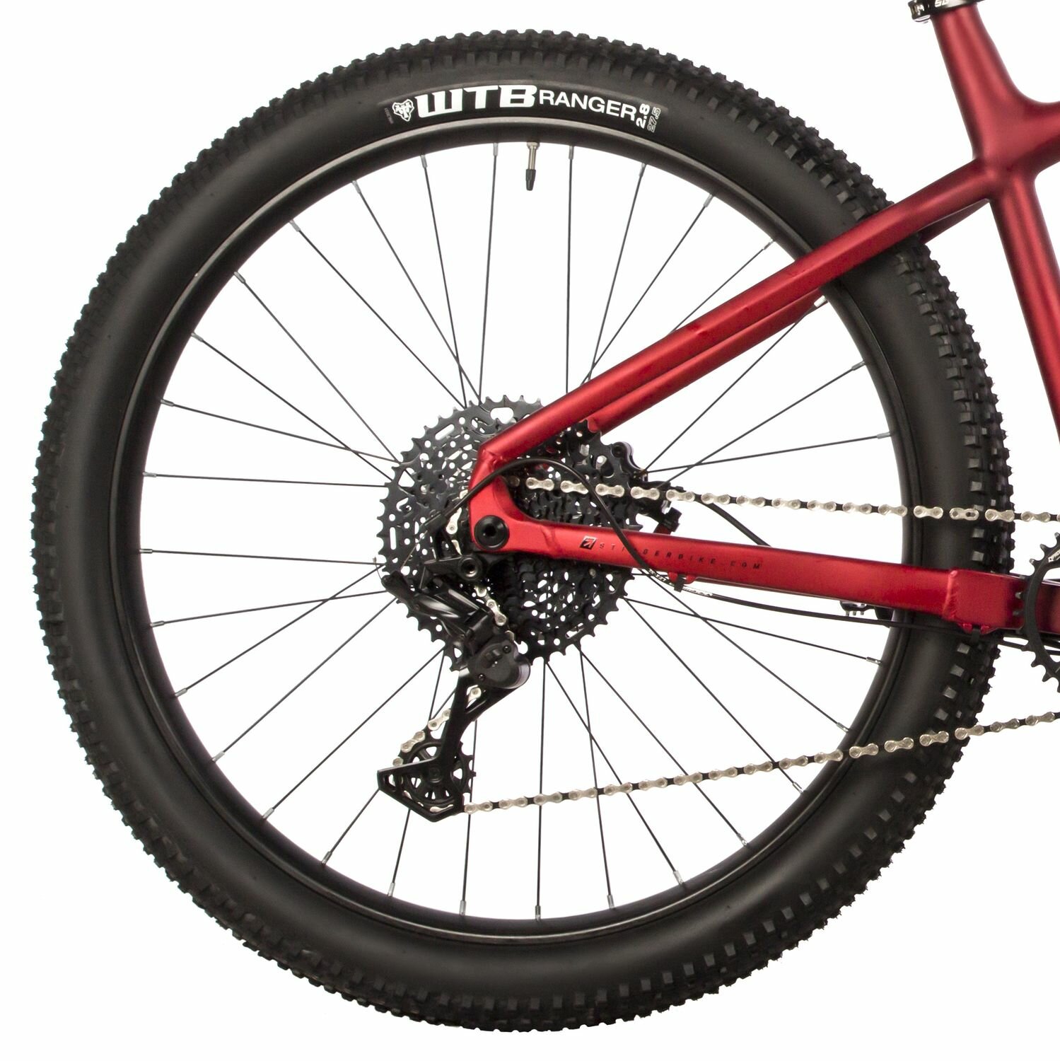 Велосипед Stinger Quest Std 27.5" (2023) (Велосипед STINGER 27.5" QUEST STD красный, алюминий, размер MD)