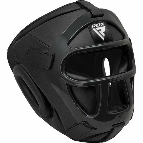 Шлем для бокса RDX T1F р. S черный шлем rdx t1f blue rdx синий l