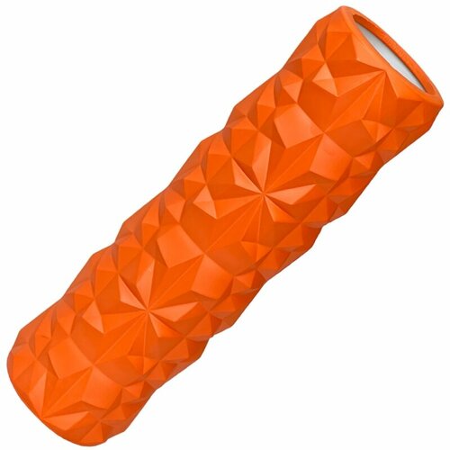 E40749 Ролик для йоги оранжевый 45х13см ЭВА/АБС Спортекс