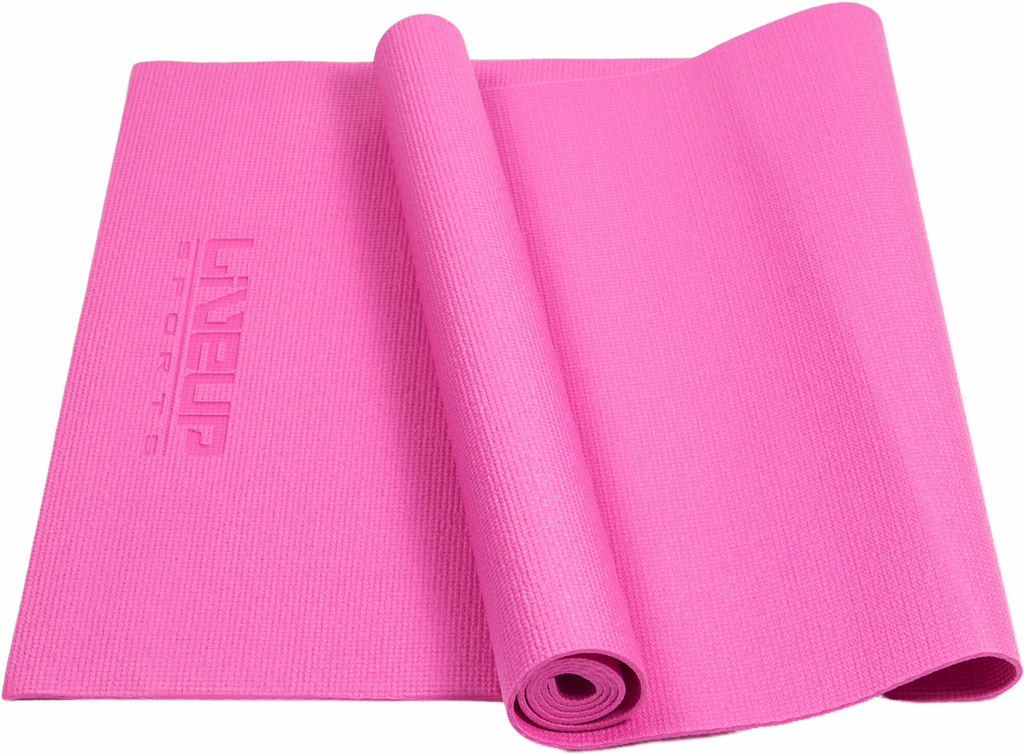 Мат для йоги LiveUp PVC YOGA MAT Унисекс LS3231-04p 173x61x04см