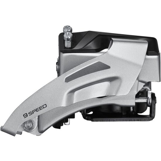 Переключатель передний Shimano Altus, M2020, универсальная тяга, универсальный нижний хомут, 2x9ск, уг:66-69, для больших звезд 36, EFDM2020TSX4