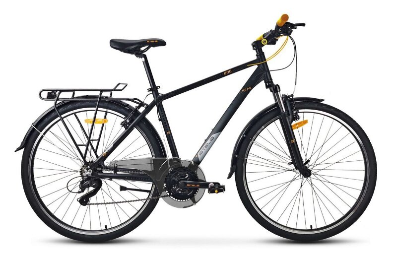 Велосипед 28 Stels Navigator 800 V (21-ск.) V010 (рама 19) (ALU рама) Черный 2023